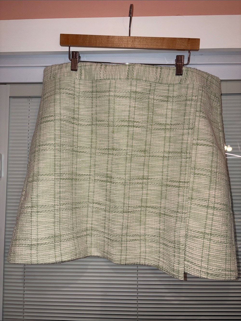LOFT Outlet Green Tweed Skirt Size 18